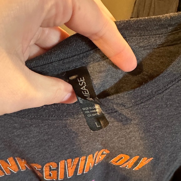 Thanksgiving Day 5K Run Long Sleeve T-Shirt - Picture 4 of 4